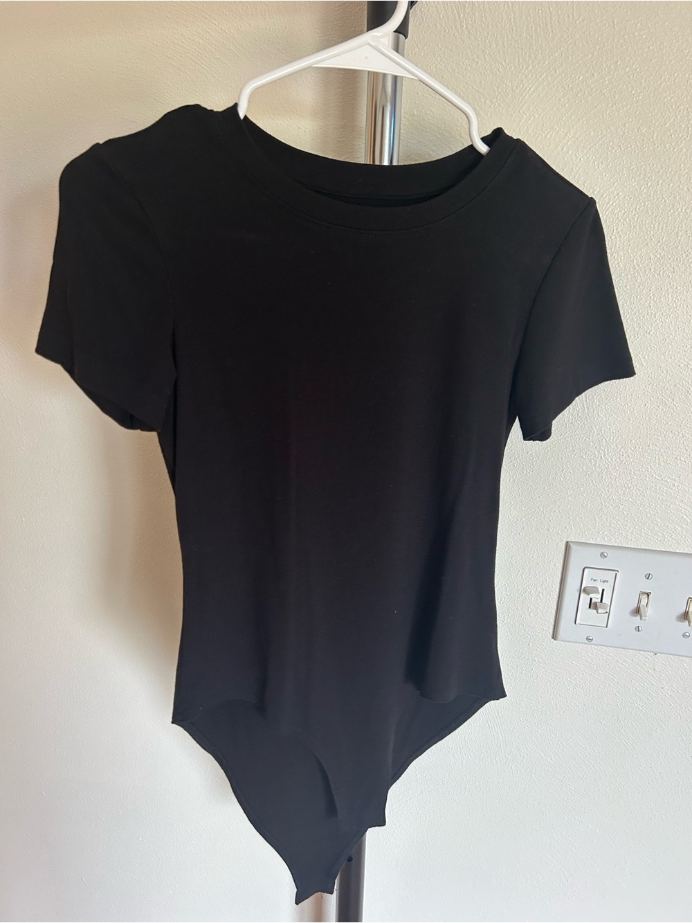 Black Short Sleeve Bodysuit